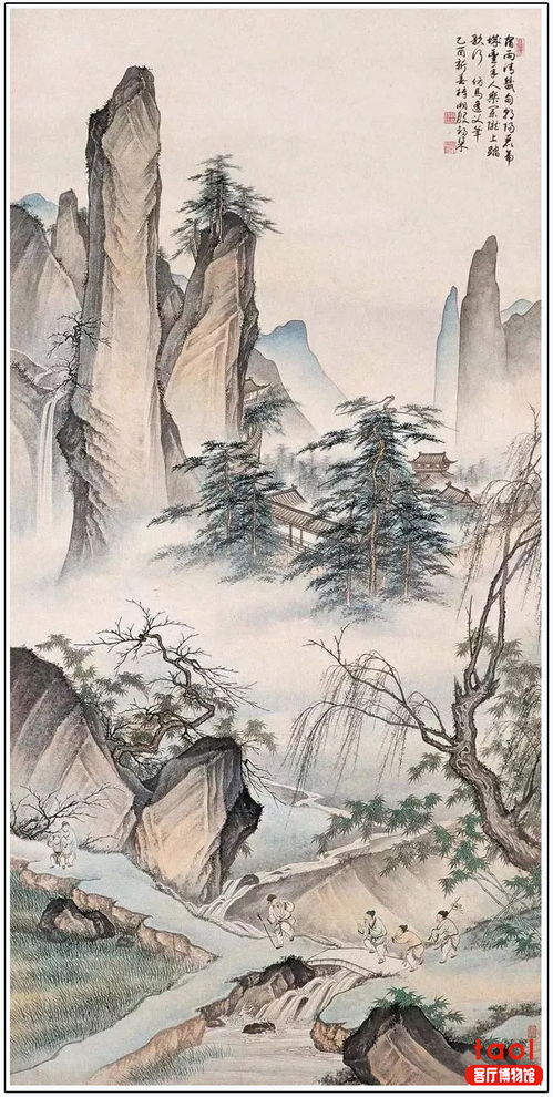 客厅博物馆珍藏画作 自由品质生活的首选之 踏歌图